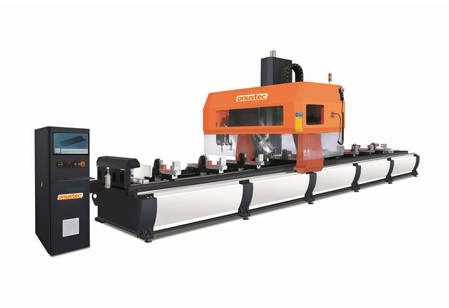 Centro de mecanizado de perfiles CNC de 4 ejes de alta gama Onustec