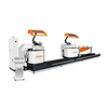 Sierra ingletadora doble CNC para fachadas de 7 ejes