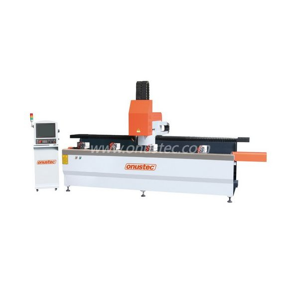 3+1 eje gemelo gemelo CNC Perfil de mecanizado Centro para puertas y ventanas 