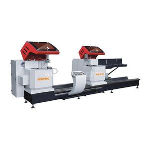 Sierra ingletadora doble CNC de aluminio de alta precisión grande
