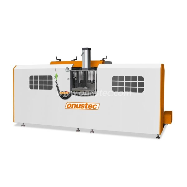 Fresadora de extremo de aluminio eficiente: 6 cuchillas en movimiento