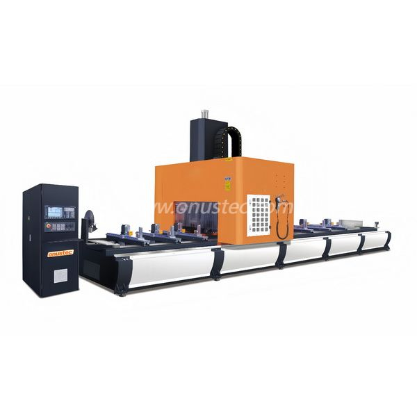 Cortina de cortina de aluminio de 5 ejes Cortina CNC Perfil Centro de mecanizado