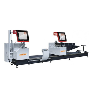 Sierra ingletadora doble CNC grande de alta precisión de 45 grados