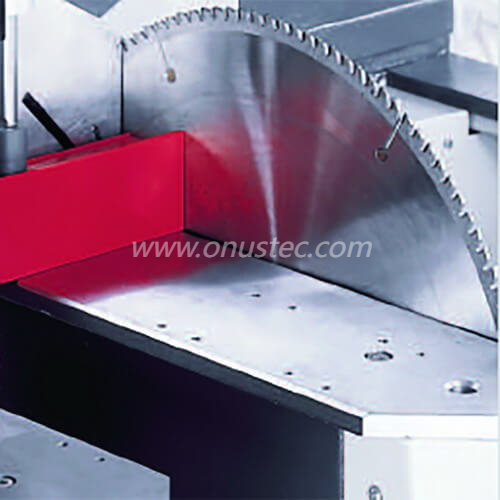 Sierra de doble inglete CNC grande de aluminio de alta precisión
