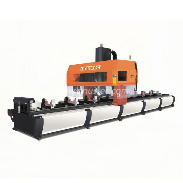 4 ejes Cortina de aluminio Fachada de pared CNC Centro de mecanizado