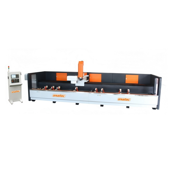 Centro de mecanizado de perfil CNC de 3 ejes