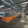 L&iacute;nea de montaje autom&aacute;tico de fachadas de puertas y ventanas.