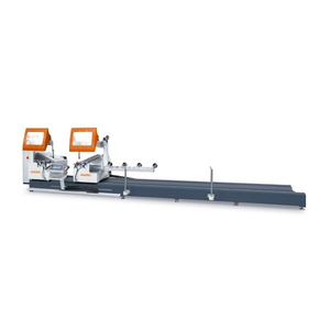 Sierra ingletadora doble CNC de alta precisi&oacute;n y servicio pesado